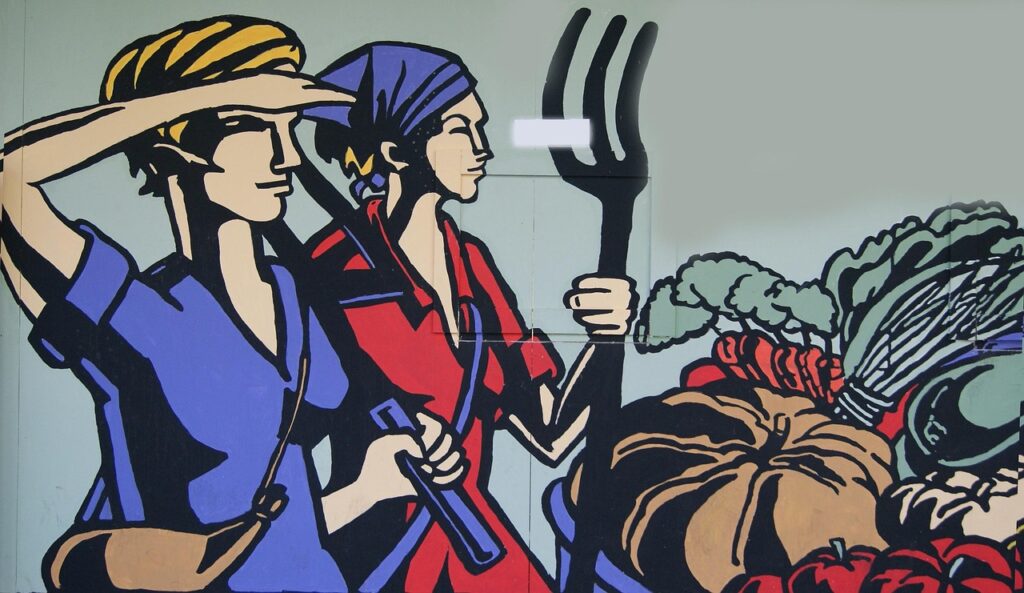‘Međunarodni dan žena ne služi za brzu zaradu od ružičastih majica i kapa’ REVOLUCIJA ZENE RADNICI SELJACI 1024x593 1