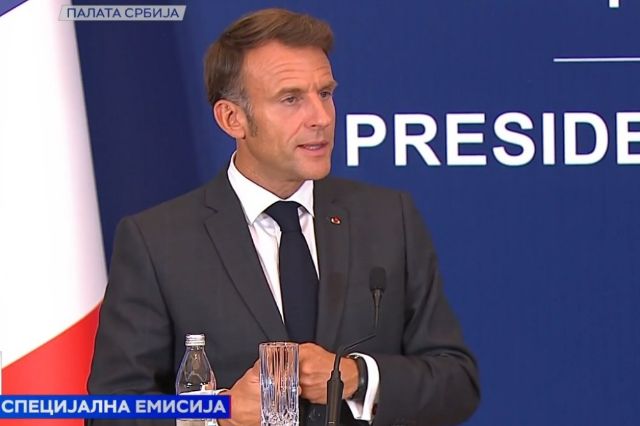 Makron: Udari SAD i Izraela na Iran krše međunarodno pravo, Iran snosi odgovornost Makron 640